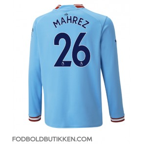 Manchester City Riyad Mahrez #26 Hjemmebanetrøje 2022-23 Langærmet